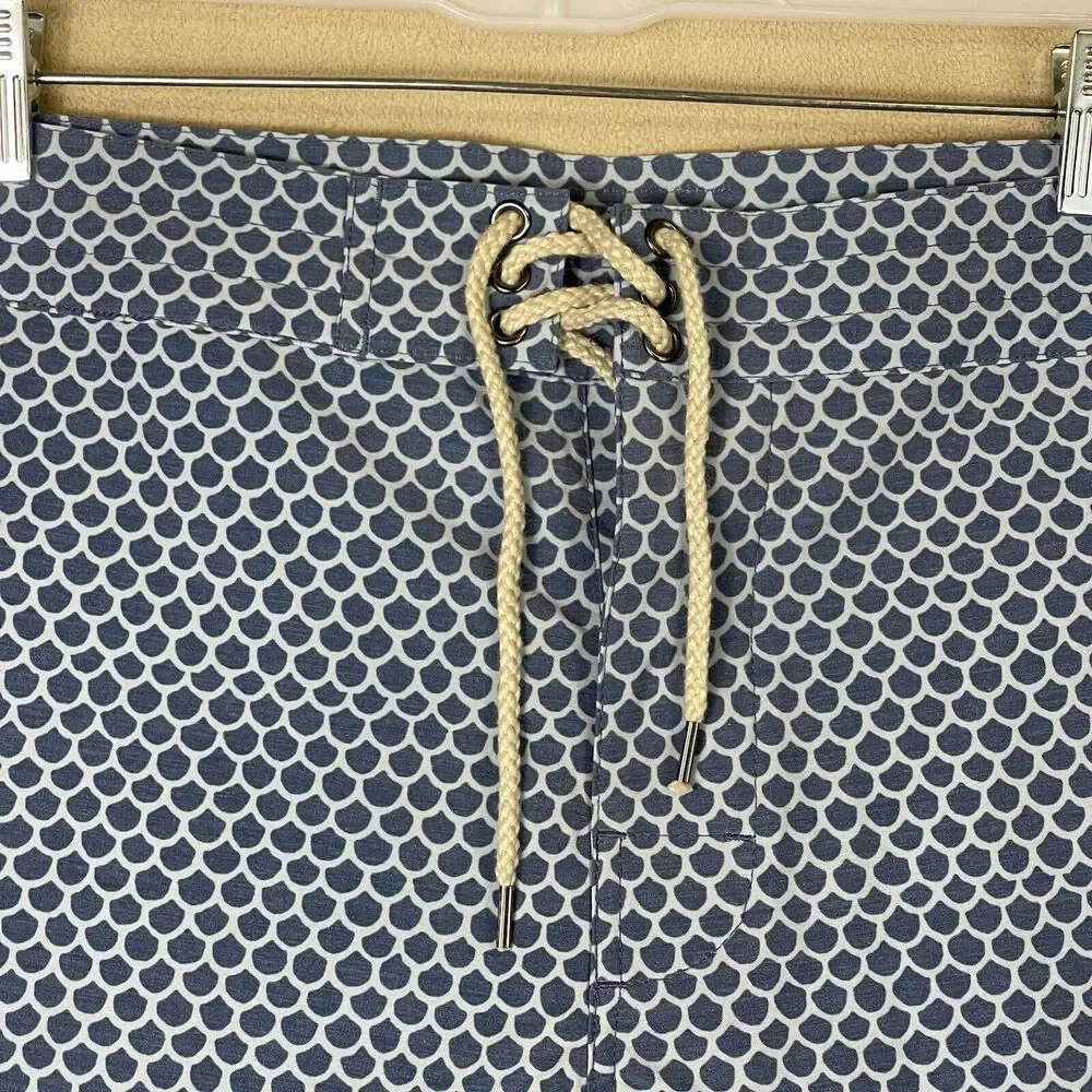 Faherty‎ Shorts Mens 38 Blue Beacon Swim Trunk Board Shorts Beach Preppy Adult